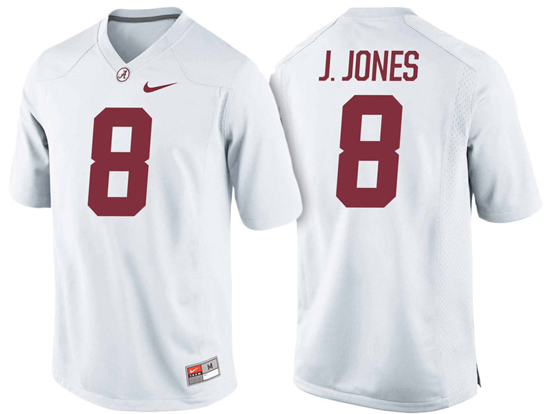 Julio Jones #8 Alabama Crimson Tide White College Football Jersey Julio Jones #8 Alabama Crimson Tide White College Football Jersey