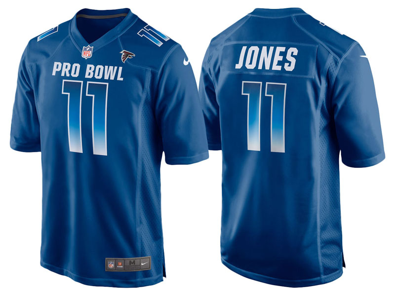 2018 Pro Bowl NFC Atlanta Falcons #11 Julio Jones Royal Game Jersey
