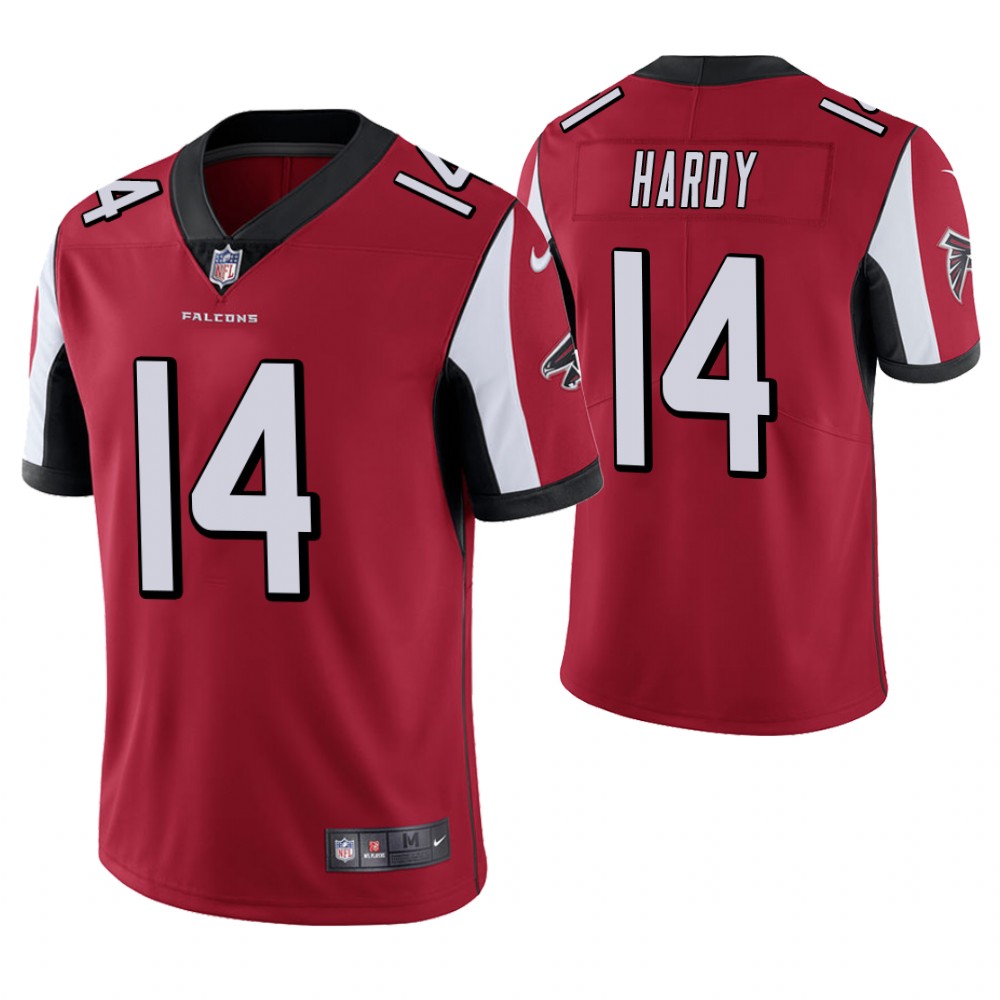 Atlanta Falcons #14 Justin Hardy Red Vapor Untouchable Limited Player Jersey