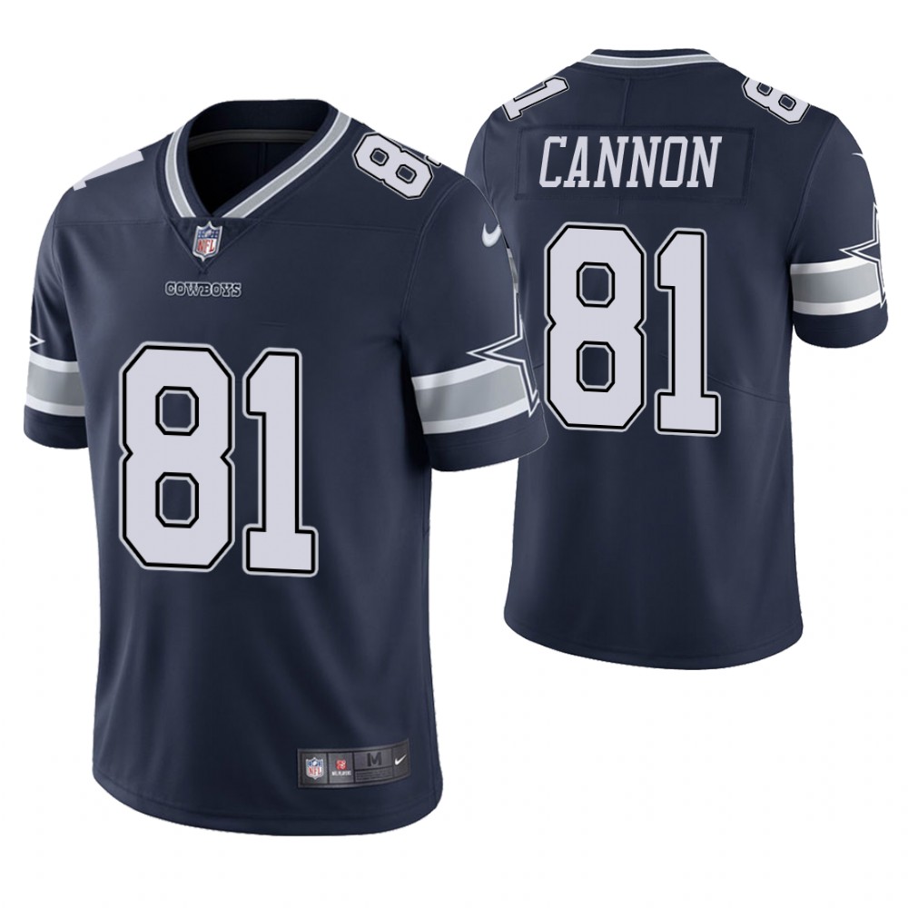 Dallas Cowboys #81 K. D. Cannon Navy Vapor Untouchable Limited Player Jersey