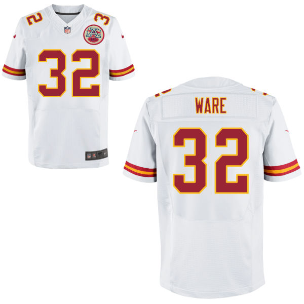 Kansas City Chiefs #32 Spencer Ware White Elite Jersey