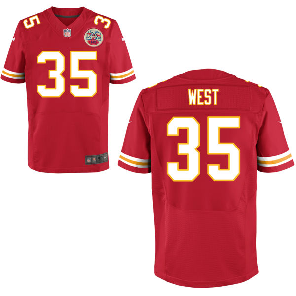 Kansas City Chiefs #35 Charcandrick West Red Elite Jersey Kansas City Chiefs #35 Charcandrick West Red Elite Jersey