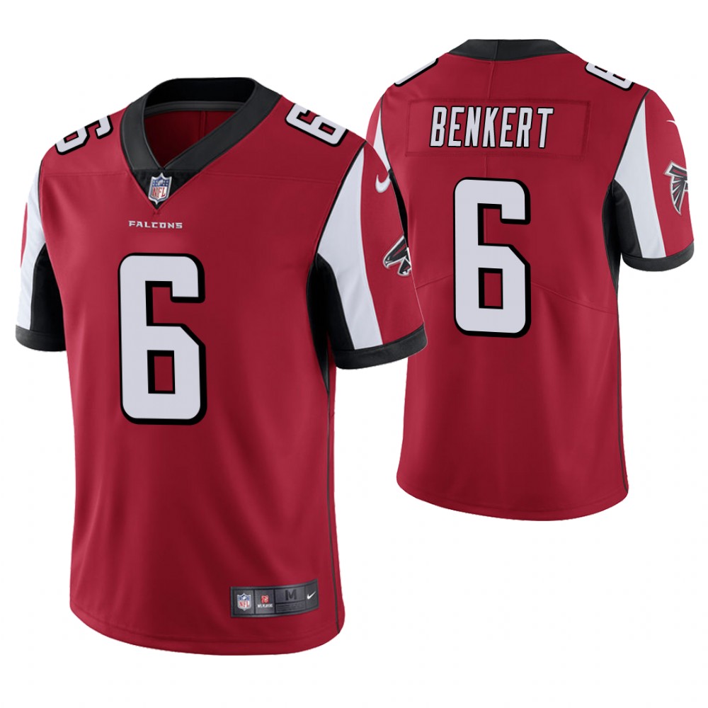 Atlanta Falcons #6 Kurt Benkert Red Vapor Untouchable Limited Player Jersey Atlanta Falcons #6 Kurt Benkert Red Vapor Untouchable Limited Player Jersey