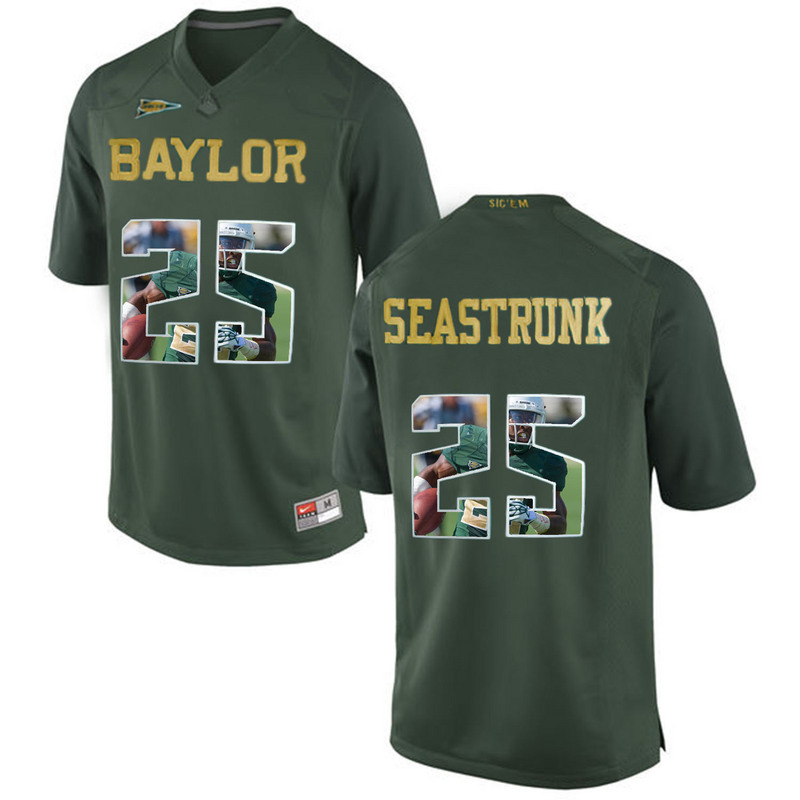 Lache Seastrunk #25 Baylor Bears Green College Football Jersey Lache Seastrunk #25 Baylor Bears Green College Football Jersey