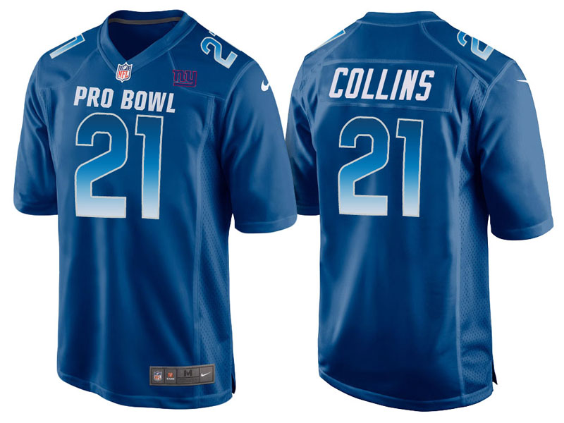 2018 Pro Bowl NFC New York Giants #21 Landon Collins Royal Game Jersey