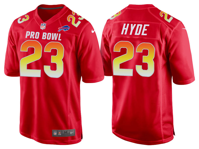 2018 Pro Bowl AFC Buffalo Bills #25 LeSean McCoy Red Game Jersey 2018 Pro Bowl AFC Buffalo Bills #25 LeSean McCoy Red Game Jersey