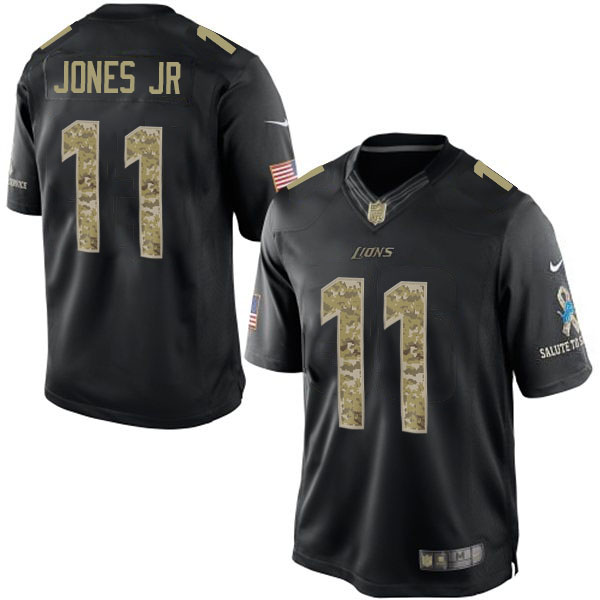 Detroit Lions #11 Marvin Jones Jr Black Salute To Service Jersey Detroit Lions #11 Marvin Jones Jr Black Salute To Service Jersey