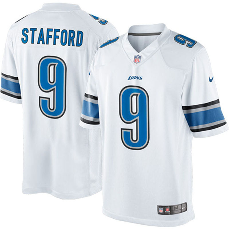 Detroit Lions #9 Matthew Stafford White Limited Jersey