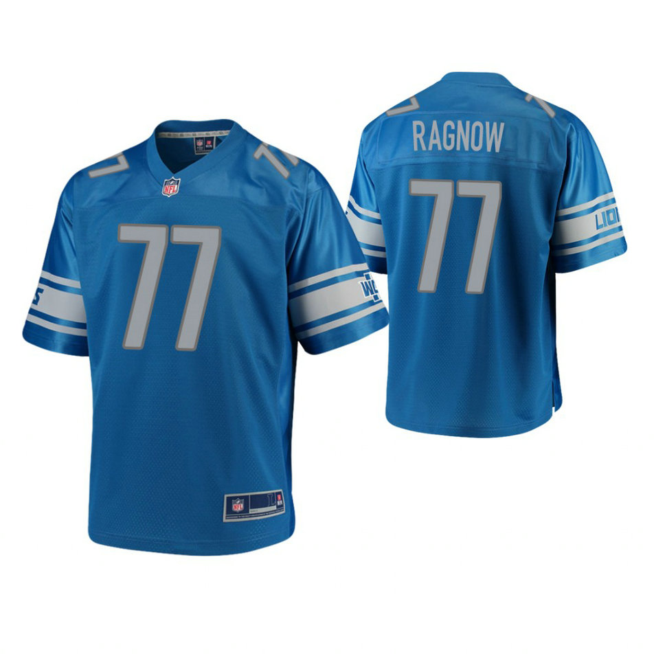 Youth Detroit Lions #77 Frank Ragnow Blue Player Pro Line Jersey Youth Detroit Lions #77 Frank Ragnow Blue Player Pro Line Jersey