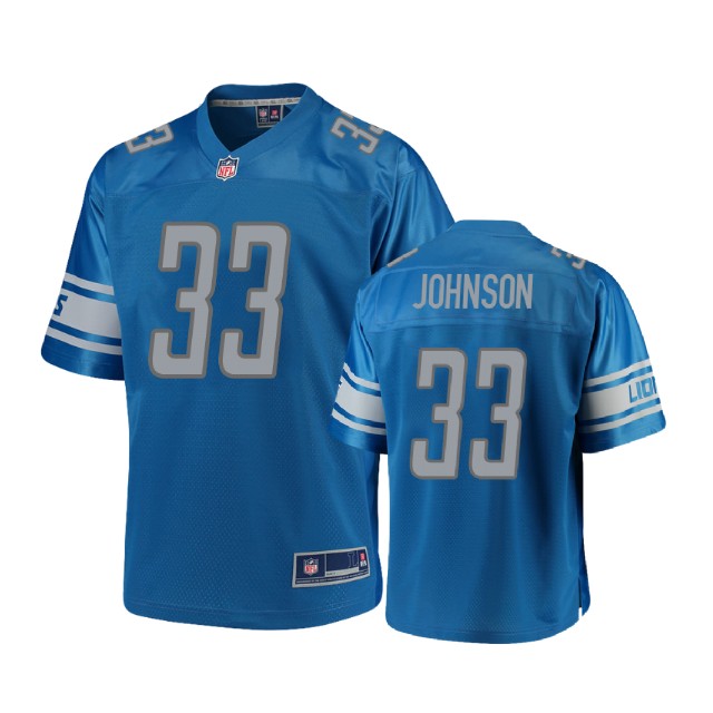 Youth Detroit Lions #33 Kerryon Johnson Blue Player 2018 Draft Jersey Youth Detroit Lions #33 Kerryon Johnson Blue Player 2018 Draft Jersey