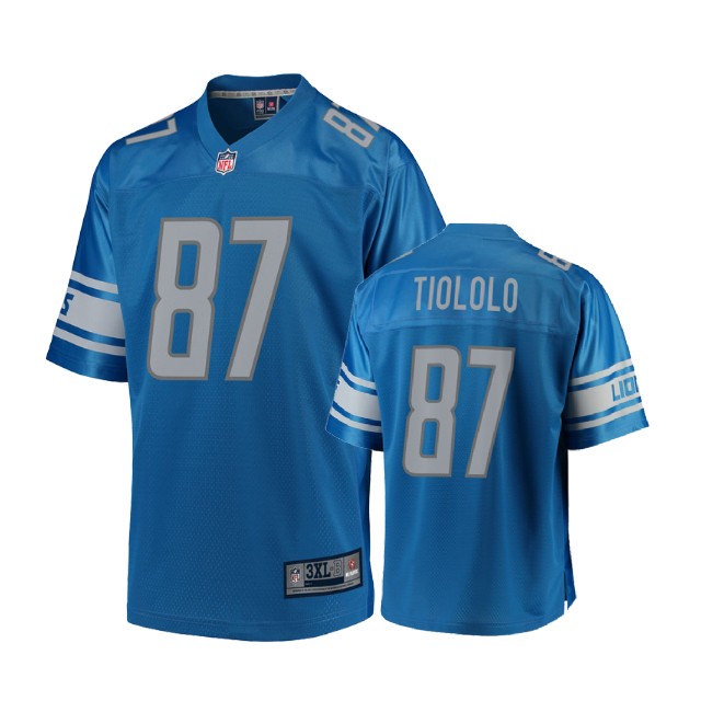 Youth Detroit Lions #87 Levine Toilolo Blue Player Jersey Youth Detroit Lions #87 Levine Toilolo Blue Player Jersey