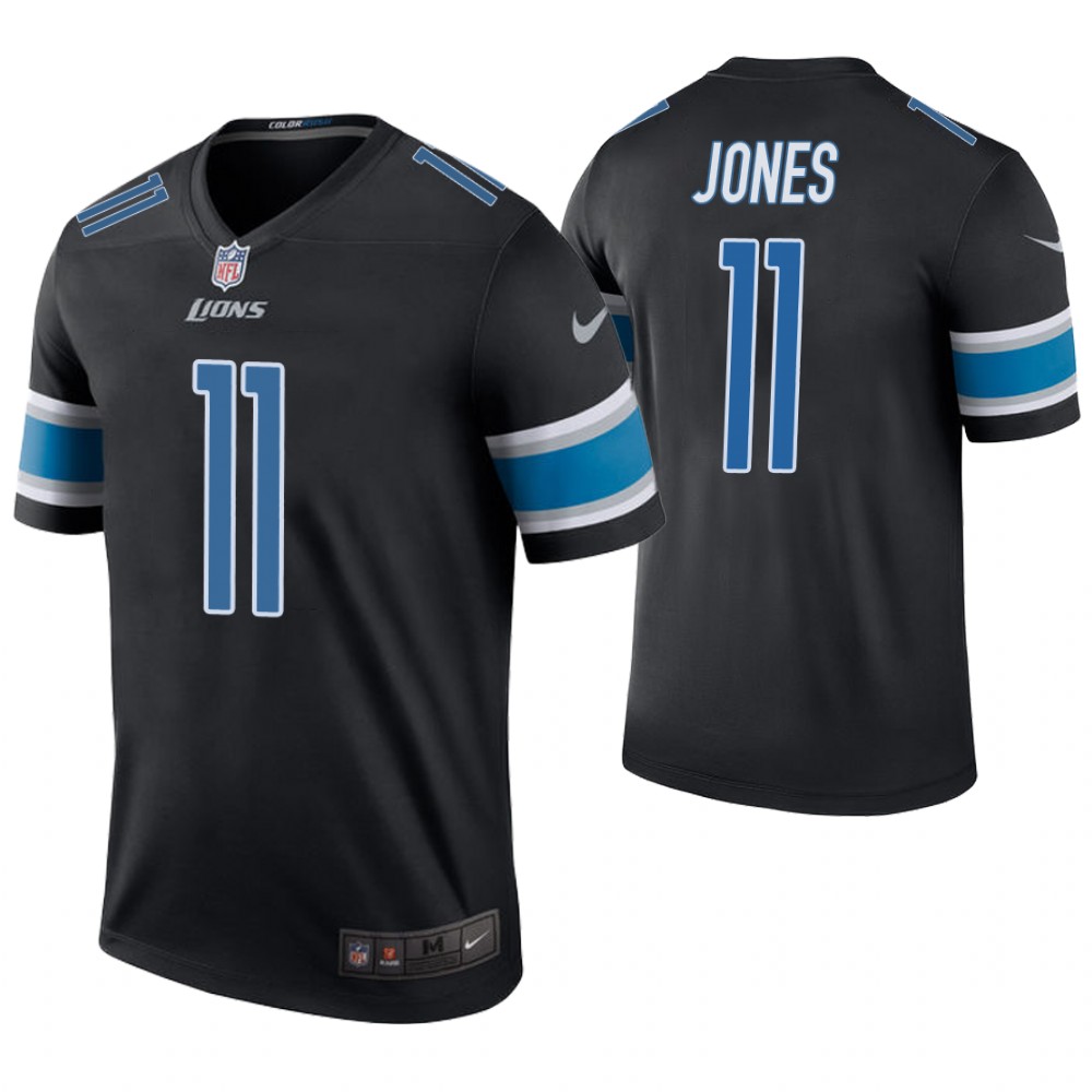 Detroit Lions #11 Marvin Jones Black Color Rush Legend Jersey Detroit Lions #11 Marvin Jones Black Color Rush Legend Jersey