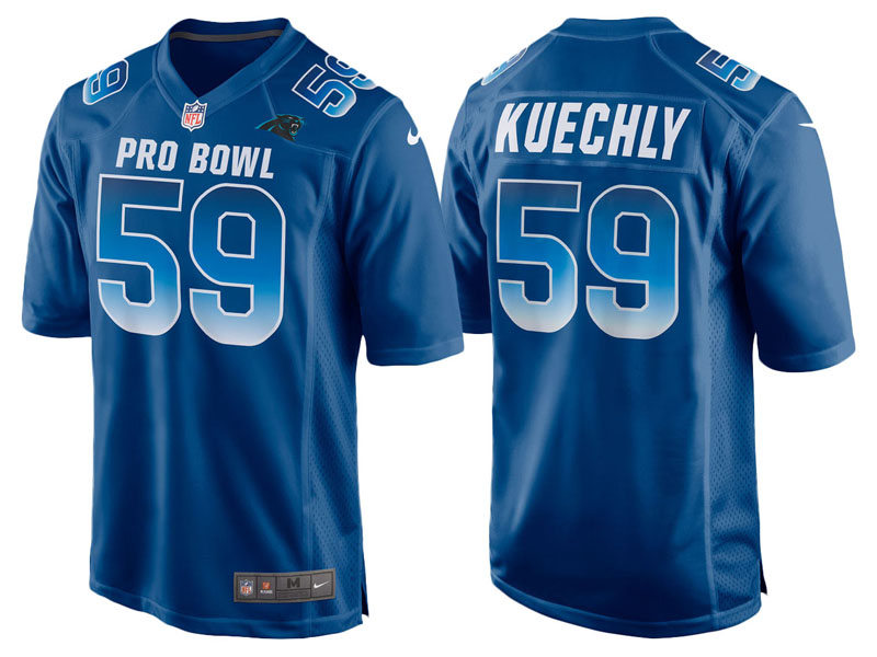 2018 Pro Bowl NFC Carolina Panthers #59 Luke Kuechly Royal Game Jersey 2018 Pro Bowl NFC Carolina Panthers #59 Luke Kuechly Royal Game Jersey