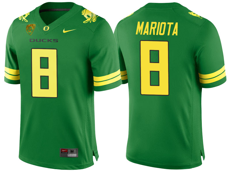 Marcus Mariota #8 Oregon Ducks Green College Football Jersey