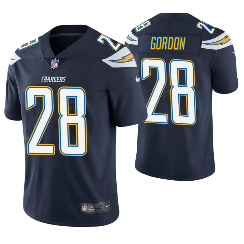 Los Angeles Chargers #28 Melvin Gordon Navy Vapor Untouchable Limited Player Jersey