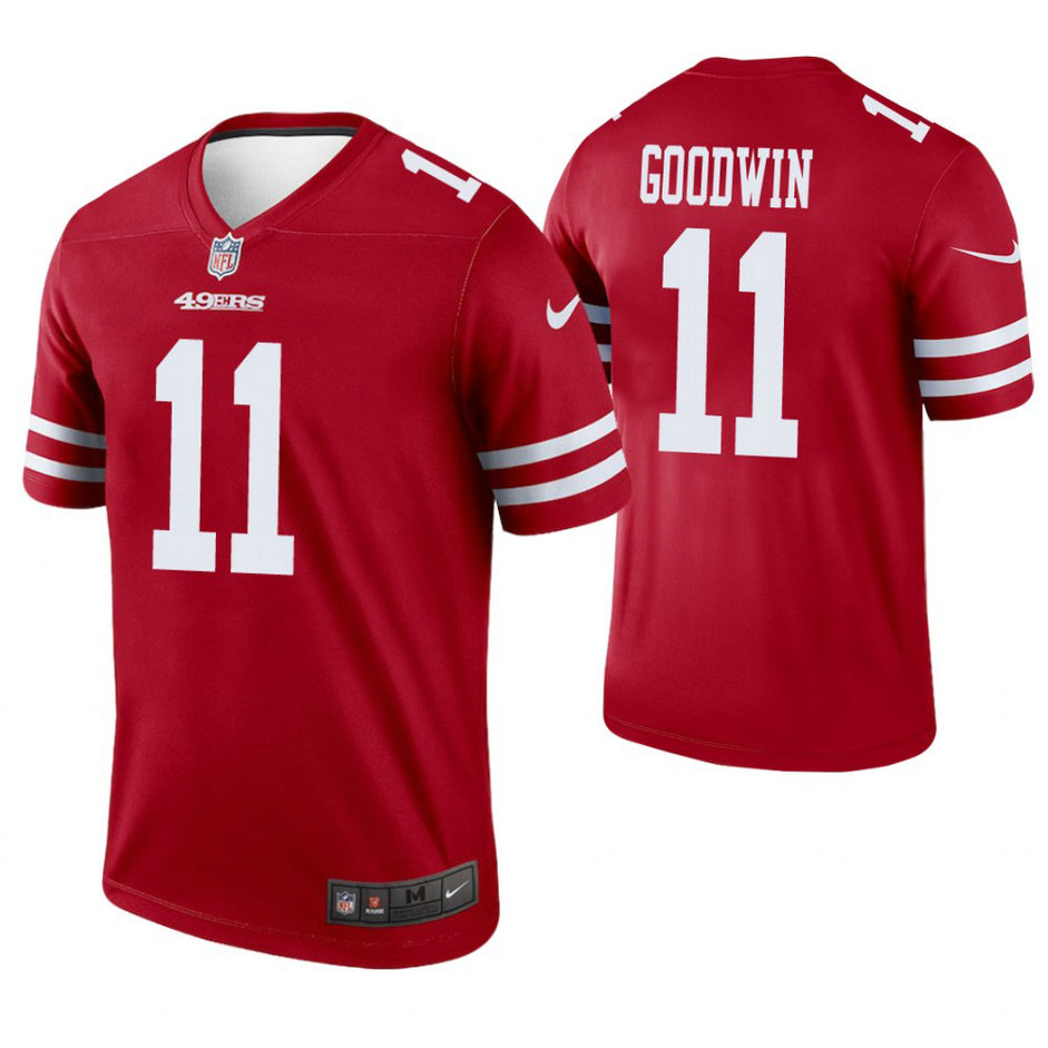 San Francisco 49ers #11 Marquise Goodwin Scarlet Legend Jersey San Francisco 49ers #11 Marquise Goodwin Scarlet Legend Jersey