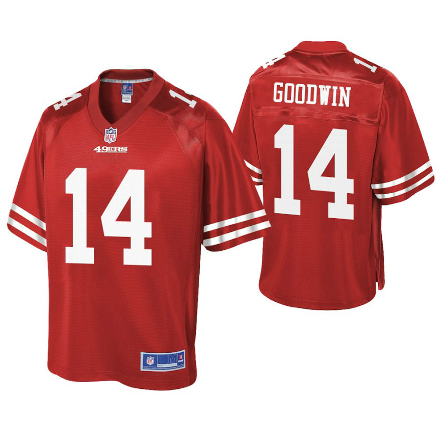 San Francisco 49ers #14 C. J. Goodwin Scarlet Pro Line Team Player Jersey San Francisco 49ers #14 C. J. Goodwin Scarlet Pro Line Team Player Jersey
