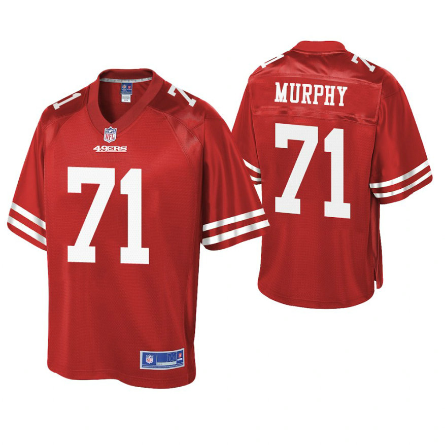 San Francisco 49ers #71 Pace Murphy Scarlet Pro Line Team Player Jersey San Francisco 49ers #71 Pace Murphy Scarlet Pro Line Team Player Jersey