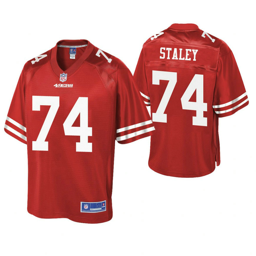 San Francisco 49ers #74 Joe Staley Scarlet Pro Line Team Player Jersey San Francisco 49ers #74 Joe Staley Scarlet Pro Line Team Player Jersey