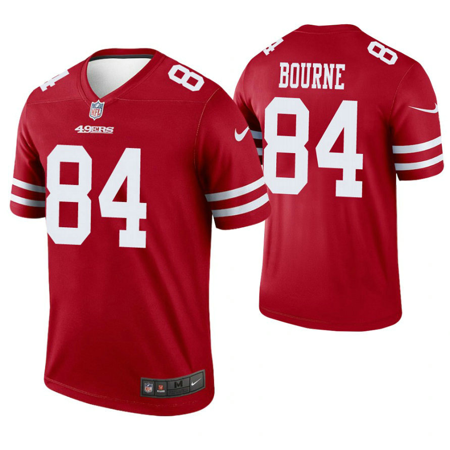 San Francisco 49ers #84 Kendrick Bourne Scarlet Legend Jersey San Francisco 49ers #84 Kendrick Bourne Scarlet Legend Jersey