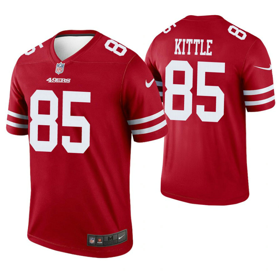 San Francisco 49ers #85 George Kittle Scarlet Legend Jersey