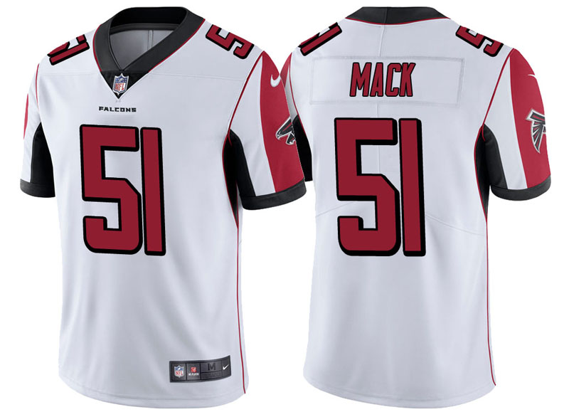 Atlanta Falcons #51 Alex Mack White Vapor Untouchable Limited Player Jersey