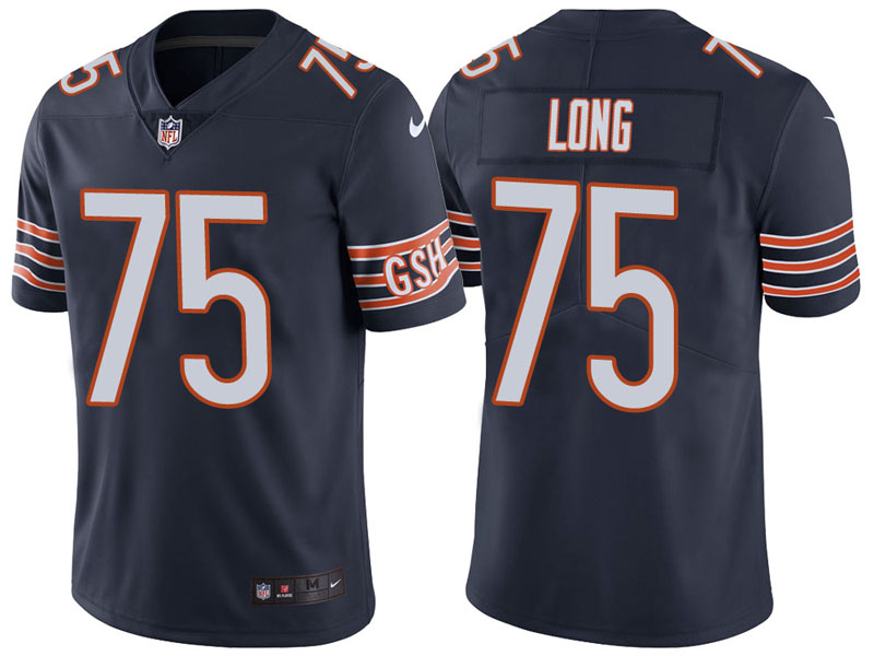 Chicago Bears #75 Kyle Long Navy Vapor Untouchable Limited Jersey Chicago Bears #75 Kyle Long Navy Vapor Untouchable Limited Jersey