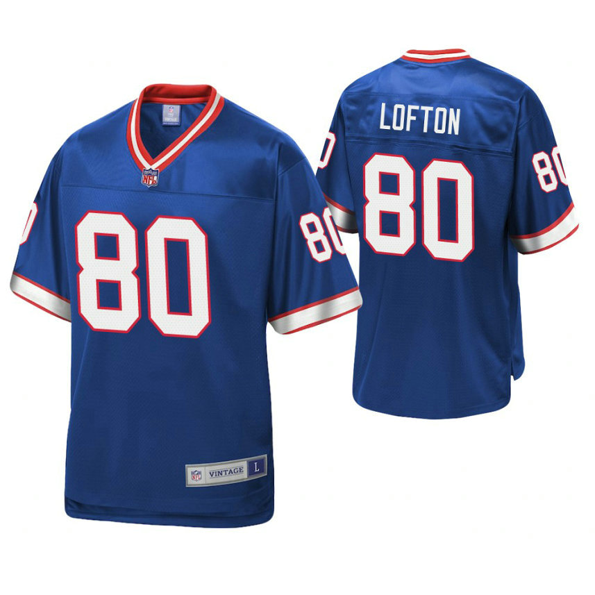 Buffalo Bills #80 James Lofton Royal Pro Line Retired Team Player Jersey Buffalo Bills #80 James Lofton Royal Pro Line Retired Team Player Jersey