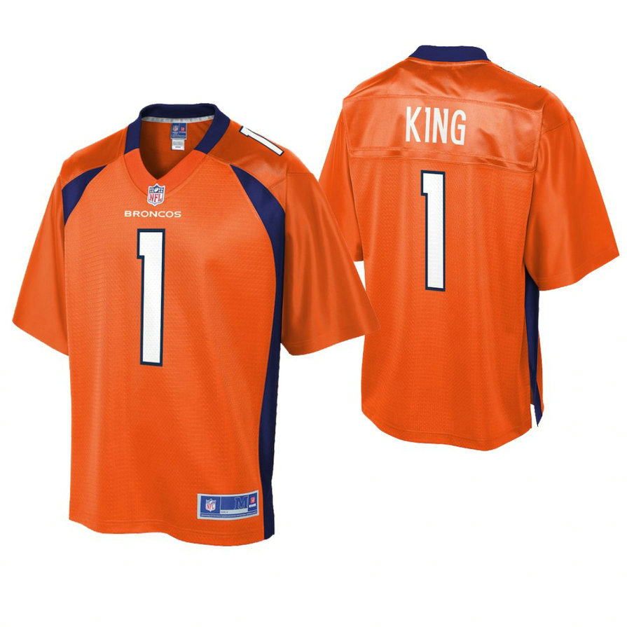 Denver Broncos #1 Marquette King Orange Pro Line Player Jersey Denver Broncos #1 Marquette King Orange Pro Line Player Jersey