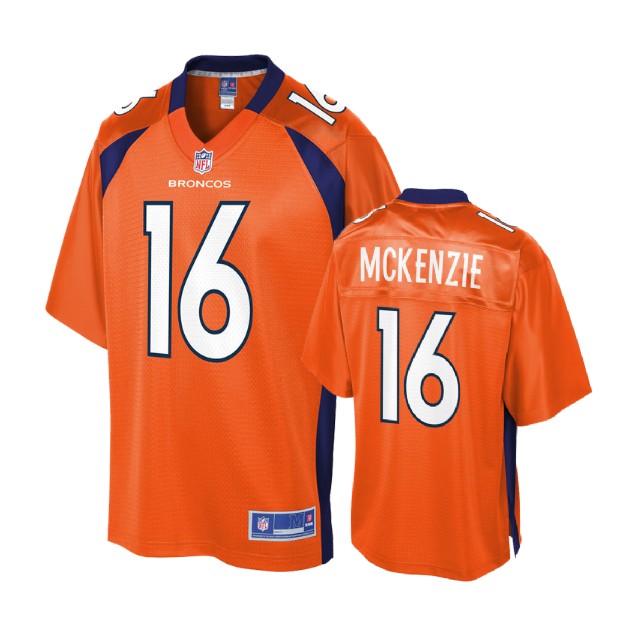 Denver Broncos #16 Isaiah McKenzie Orange Player Pro Line Jersey