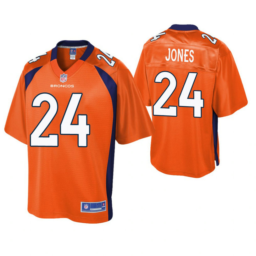 Denver Broncos #24 Adam Jones Orange Pro Line Jersey Denver Broncos #24 Adam Jones Orange Pro Line Jersey