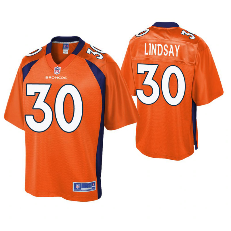 Denver Broncos #30 Phillip Lindsay Orange Pro Line Player Jersey Denver Broncos #30 Phillip Lindsay Orange Pro Line Player Jersey