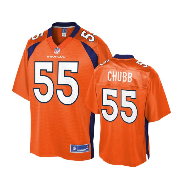 Denver Broncos #55 Bradley Chubb Orange Pro Line Player Jersey Denver Broncos #55 Bradley Chubb Orange Pro Line Player Jersey