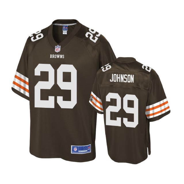 Cleveland Browns #29 Duke Johnson Brown Player Historic Logo Jersey