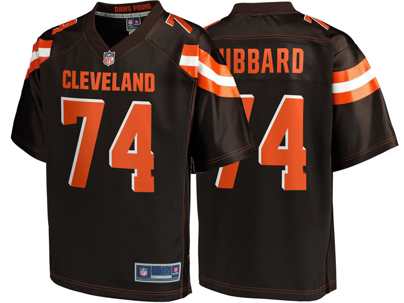 Cleveland Browns #74 Chris Hubbard Brown Team Color Player Jersey Cleveland Browns #74 Chris Hubbard Brown Team Color Player Jersey