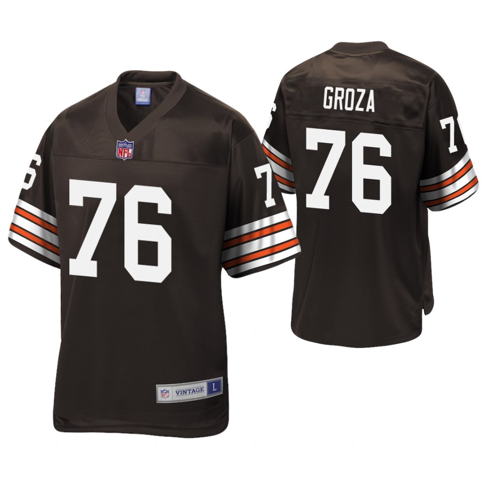 Cleveland Browns #76 Lou Groza Brown Pro Line Retired Team Player Jersey Cleveland Browns #76 Lou Groza Brown Pro Line Retired Team Player Jersey