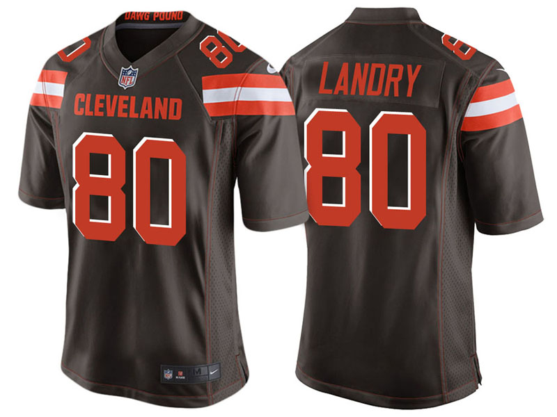 Cleveland Browns #80 Jarvis Landry Brown Game Jersey Cleveland Browns #80 Jarvis Landry Brown Game Jersey