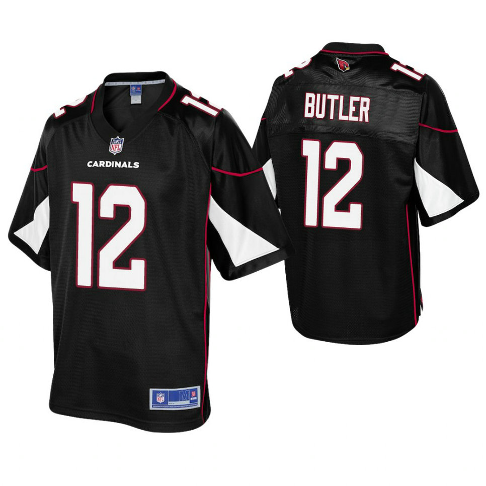 Arizona Cardinals #12 Brice Butler Black Pro Line Alternate Jersey