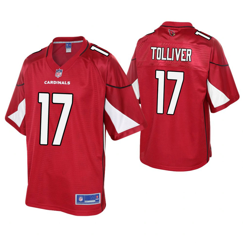 Arizona Cardinals #17 Jalen Tolliver Cardinal Pro Line Player Jersey