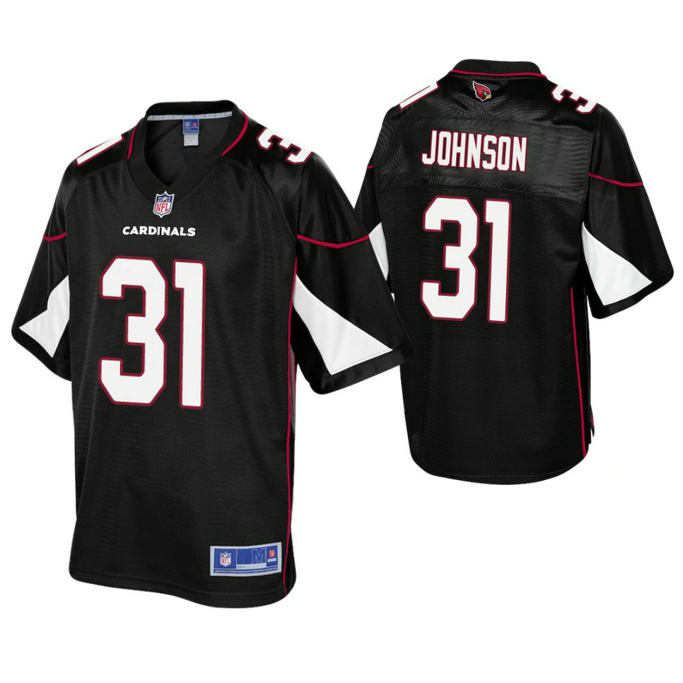 Arizona Cardinals #31 David Johnson Black Pro Line Alternate Jersey