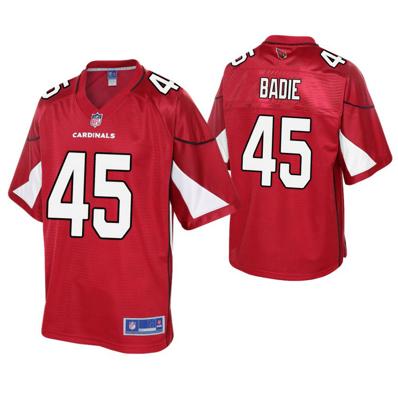 Arizona Cardinals #45 Sherman Badie Cardinal Pro Line Player Jersey