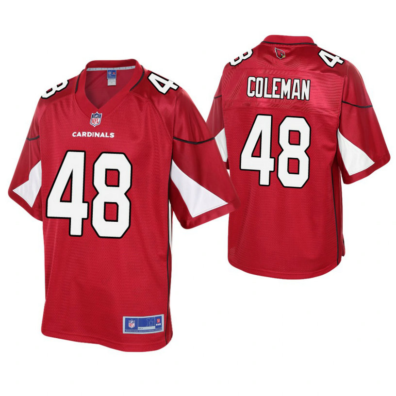 Arizona Cardinals #48 Derrick Coleman Cardinal Pro Line Player Jersey Arizona Cardinals #48 Derrick Coleman Cardinal Pro Line Player Jersey