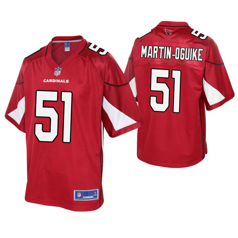 Arizona Cardinals #51 Praise Martin-Oguike Cardinal Pro Line Player Jersey Arizona Cardinals #51 Praise Martin-Oguike Cardinal Pro Line Player Jersey
