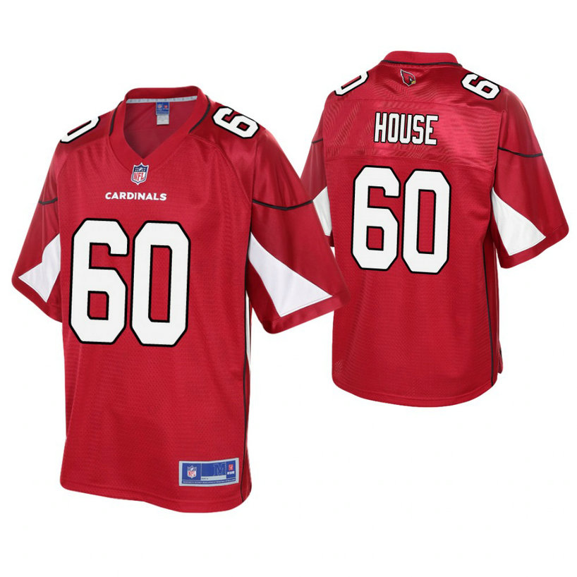 Arizona Cardinals #60 Will House Cardinal Pro Line Player Jersey