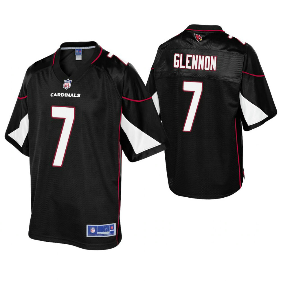 Arizona Cardinals #7 Mike Glennon Black Pro Line Alternate Jersey Arizona Cardinals #7 Mike Glennon Black Pro Line Alternate Jersey