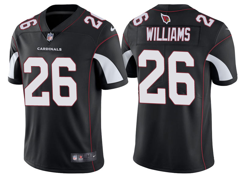Arizona Cardinals #26 Brandon Williams Black Vapor Untouchable Limited Player Jersey Arizona Cardinals #26 Brandon Williams Black Vapor Untouchable Limited Player Jersey