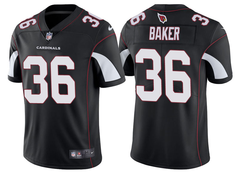 Arizona Cardinals #36 Budda Baker Black Vapor Untouchable Limited Player Jersey
