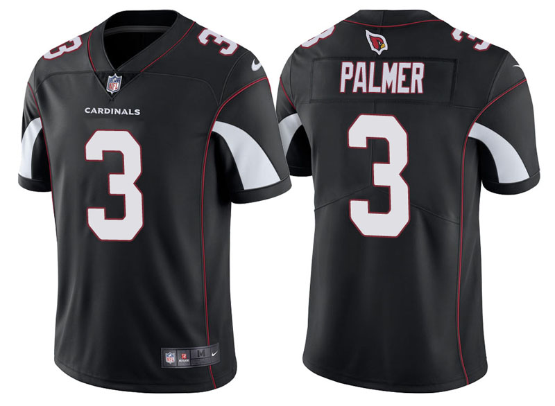 Arizona Cardinals #3 Carson Palmer Black Vapor Untouchable Limited Player Jersey