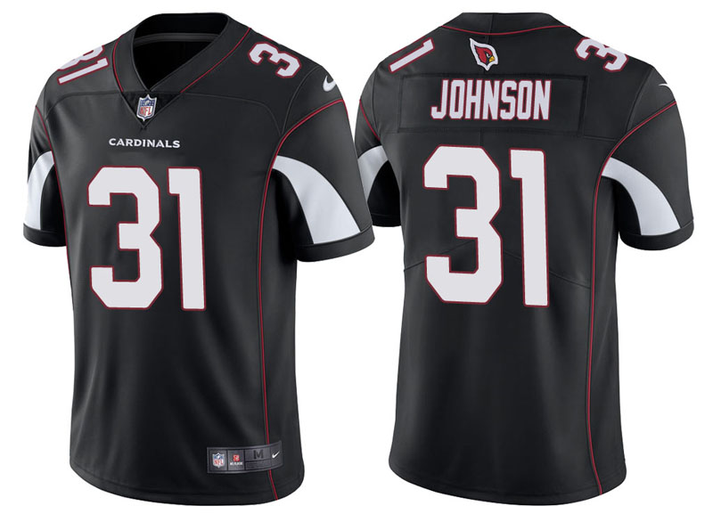 Arizona Cardinals #31 David Johnson Black Vapor Untouchable Limited Player Jersey