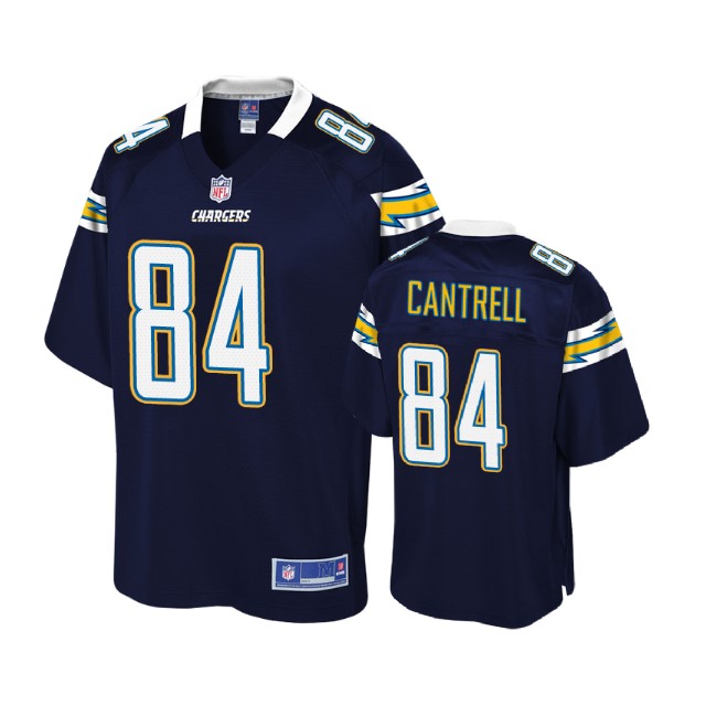 Los Angeles Chargers #84 Dylan Cantrell Navy Player Pro Line Jersey